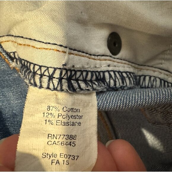 J.Crew Stretch Skinny Jeans Women’s Size 28/30 Mid Rise Faded Blue Denim - Picture 5 of 6